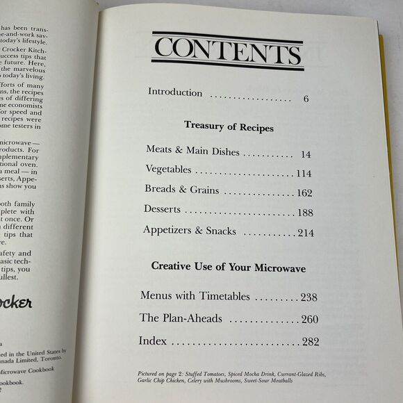 Vintage 80s Betty Crocker's Microwave Cookbook Hardcover General Mills 1981 EUC - Picture 4 of 12